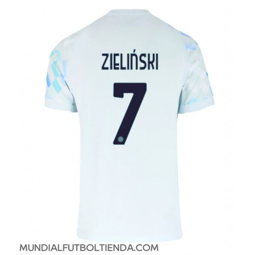 Camiseta Inter Milan Piotr Zielinski #7 Segunda Equipación Replica 2025-26 mangas cortas